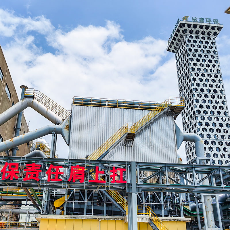 جامع غبار الأكياس المصنوعة من الألياف الزجاجية ذات التدفق الخلفي